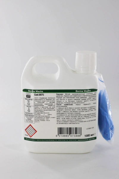 чистящее средство для древесины borma exterior wood cleaner 1 л в комплекте
