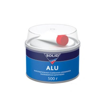 шпатлевка solid alu с отвердителем 500 гр csx-01.010.500.xso