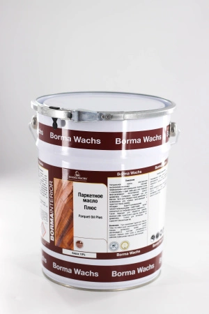 масло матовое для паркета borma parquet oil plus цвет прозрачный 10% блеска 5 л