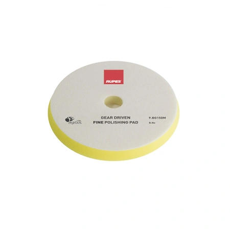 полировальный круг rupes 9.bg150m из поролона d130-140 мм цвет желтый тонкий