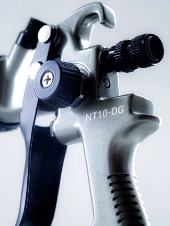 краскопульт пневматический onetech onelite nt10 -dg-20/ lvmp с дюзой 2,0 мм с бачком