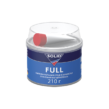 шпатлевка solid full с отвердителем 210 гр csx-01.018.210.xso