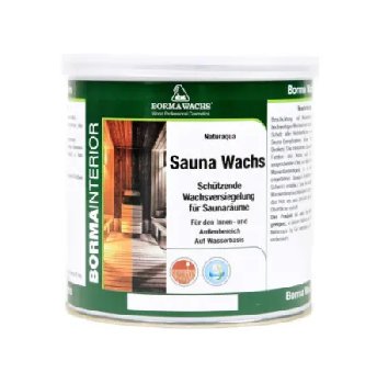 воск для бань и саун borma naturaqua sauna wachs цвет ral 9002 750 мл