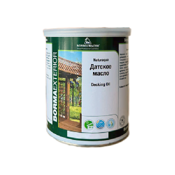 масло датское на водной основе borma naturaqua decking oil цвет прозрачный 1 л