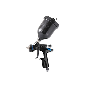 краскопульт малярный devilbiss dv1-c-bar-13-b+ 1,3 дюза с бачком и манометром для базы