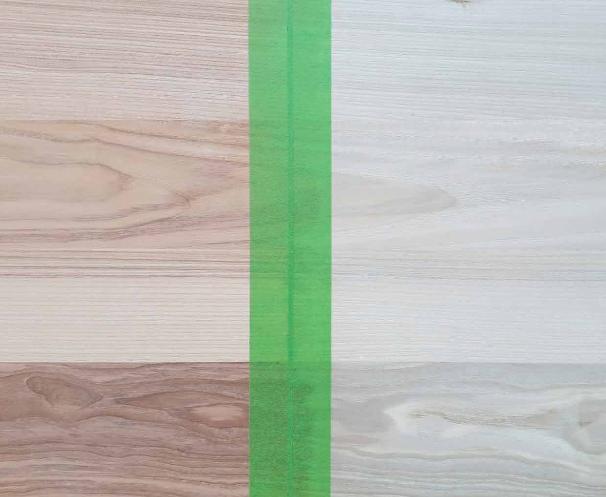 выравнивание разнотона древесины с помощью двухкомпонентного отбеливателя от borma wachs