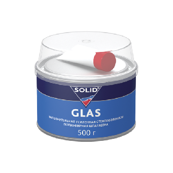 шпатлевка solid glas с отвердителем 500 гр csx-01.002.500.xso