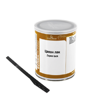 лак цапоновый на нитроцеллюлозной основе borma zapon lack varnish цвет прозрачный 1 л комплект
