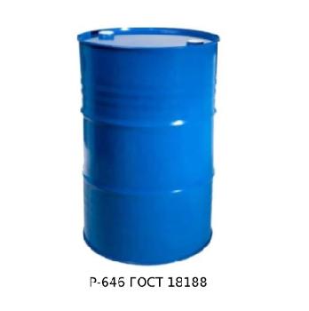 растворитель р-646 гост 18188 с изм. п. 1-7, в евро бочке 216,5 л (170 кг)