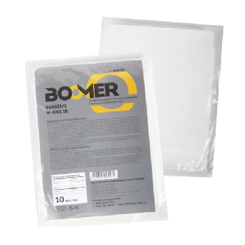 салфетки нетканые для обезжиривания boomer w gex 10 полипропиленовые 32х36см белые 10шт