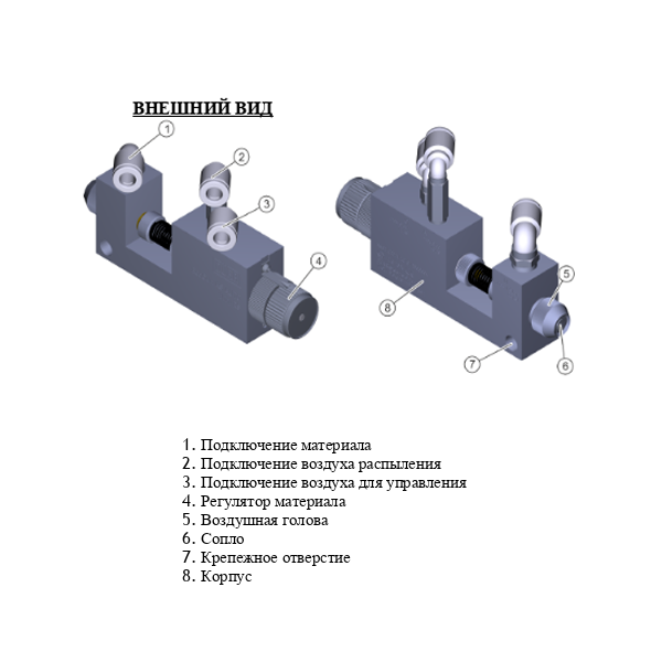 пневматический распылитель автоматический durr ecogun as auto mini rs 10 n durr n36210132