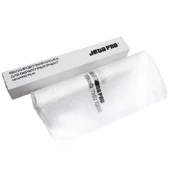 маскирующая пленка "hdpe" jetapro 55045120/8 белый прозрачный полиэтилен рул. 5х120м, 8мкм в инд.уп.