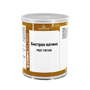 патина для дерева borma fast patina цвет белый 1 л