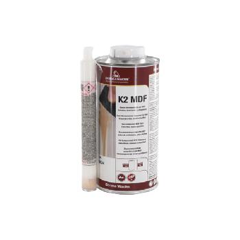 шпаклевка двухкомпонентная borma hozmasse k2 mdf цвет ral 8024 820 мл