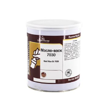 масло-воск для дерева borma hard wax oil 7030 цвет прозрачный 750 мл