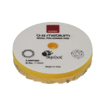 круг полировальный rupes 9.nw80m  из натуральной шерсти 80 мм цвет желтый средний