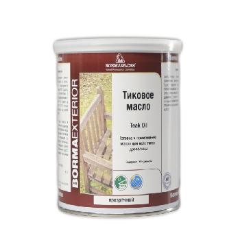 масло для дерева тиковое borma teak oil цвет прозрачный 1 л