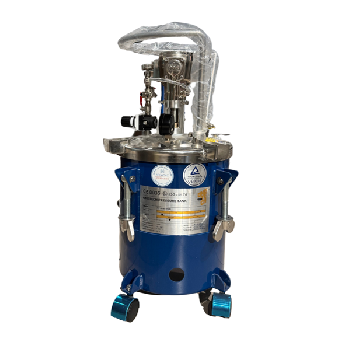 красконагнетательный бак с пневматической мешалкой с емкостью-вкладышем onetech nt10-rt-10ais 10 л