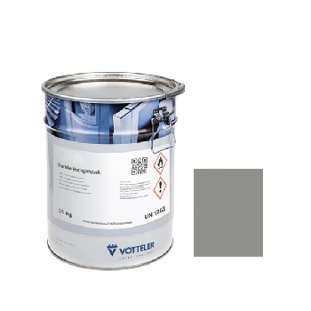 эмаль матовая акриловая votteler variopur 33800-6-9007 цвет ral 9007 5 кг