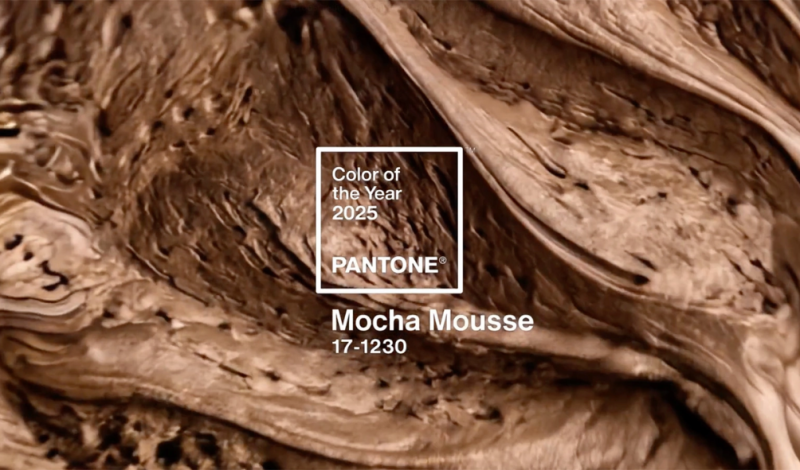 pantone объявил цвет года 2025: mocha mousse 