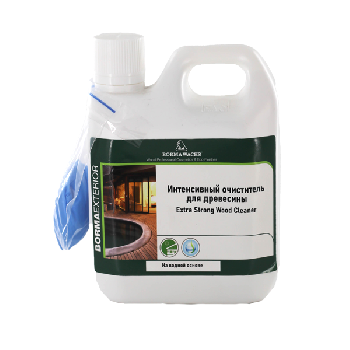 чистящее средство для древесины borma extra strong wood cleaner 1 л в комплекте