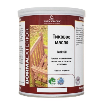 масло тиковое borma teak oil цвет 601 черное дерево 500 мл