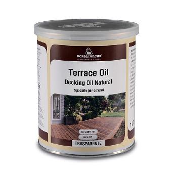 масло для террас borma terrace oil - decking oil natural цвет прозрачный 20 л