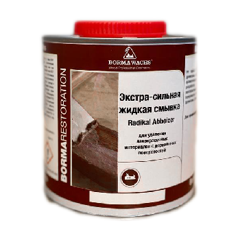средство для смывки старого покрытия borma radikal abbeizer жидкая 750 мл