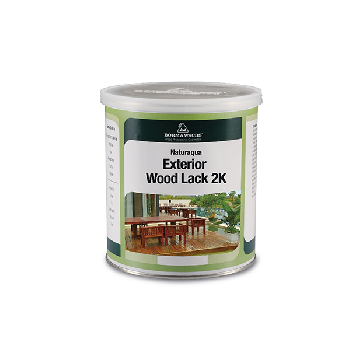 лак двухкомпонентный на водной основе borma natura exterior wood 2k цвет прозрачный 10% блеска 1 л