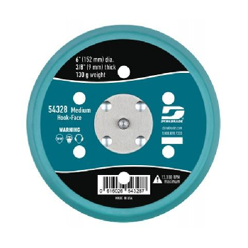 дисковая подошва dynabrade на 6 отверстий 54328