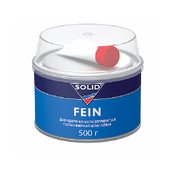 шпатлевка solid fein с отвердителем по 500 гр. 