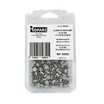 заклепки стальные без резьбы gys 048225 5,3 x 8,0 мм в наборе 100 шт.