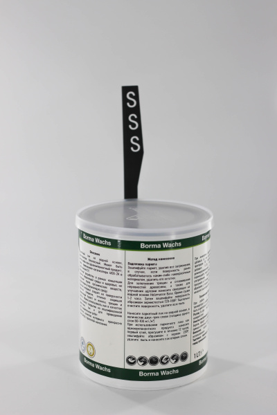 лак для паркета borma 1-2k naturaqua parkettlack цвет прозрачный, 30% блеска 1 л в комплекте