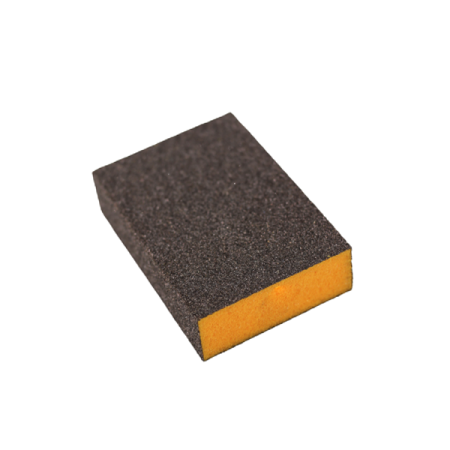 губка абразивная 4-х сторонняя sia 7991 siasponge block мягкая  98 х 69 х 26 мм р60