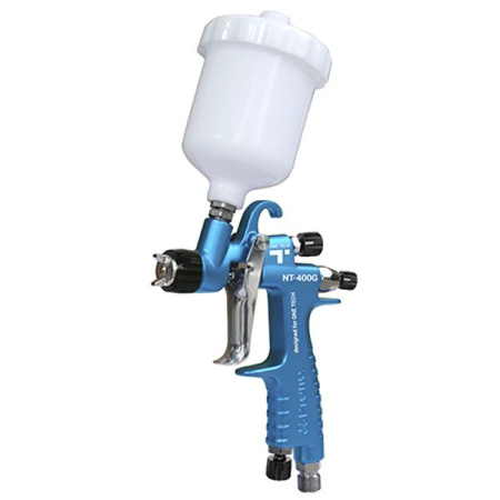 ручной пневматический миникраскораспылитель onetech nt-400g, бачок 150 мл, голова 10g, сопло 1,0 мм