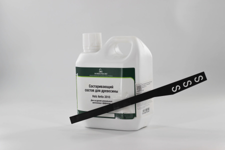 средство borma holz antix 2010 для искусственного состаривания древесины 1 л в комплекте