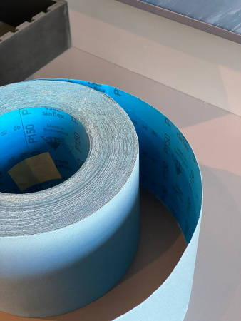 абразивный материал в рулонах 1948 siaflex 115мм х 25м p150 бумага sia abrasives