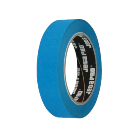 лента маскирующая jetapro azur 90с-30 мин, 19 мм х 40 м цвет голубой
