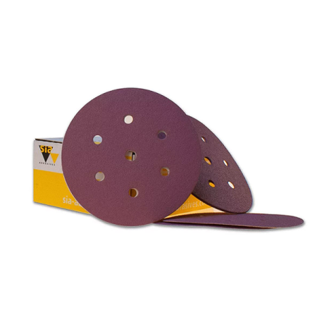 диск шлифовальный sia 1950 siaspeed на бумаге d150 мм р600 7 отв.