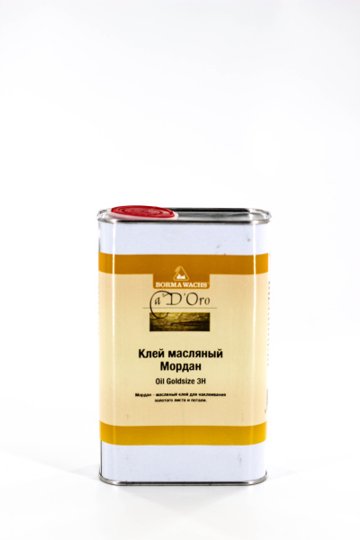 клей на масляной основе borma oil goldsize 3-х часовой 1 л