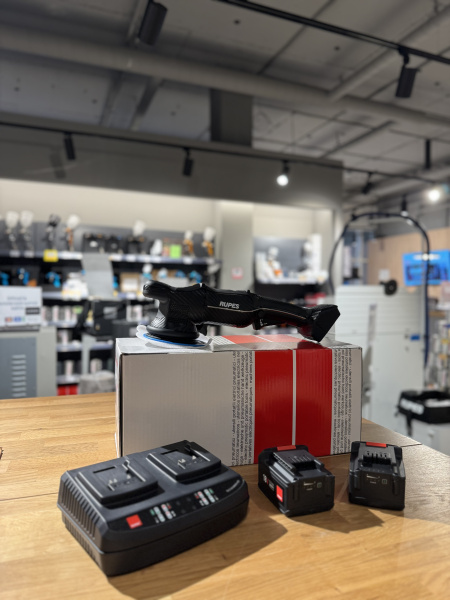 машинка эксцентриковая полировальная rupes bigfoot hlr15 ibrid аккумуляторная