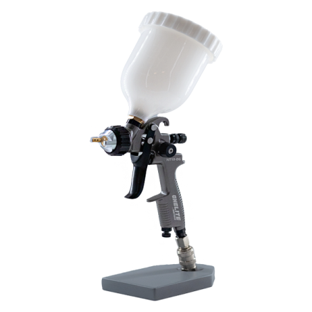 краскопульт пневматический onetech onelite nt10 -dg-20/ lvmp с дюзой 2,0 мм с бачком