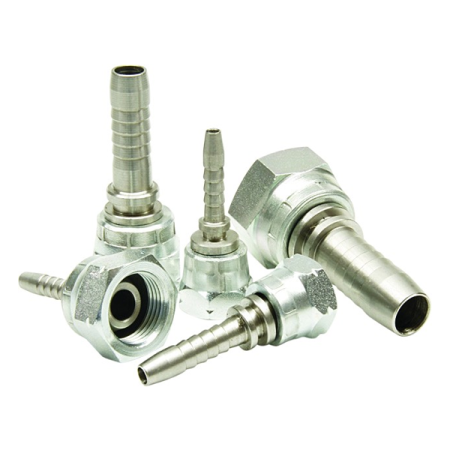 стальная гайка поворотная f 1/4"(nps) onetech nt04n-0061 для шланга ø 1/4"