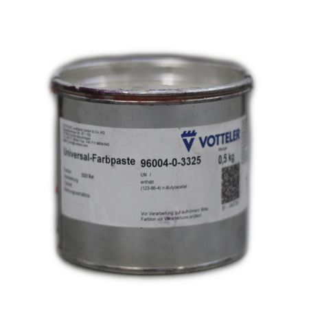 паста пигментная votteler variopur 96004-0-3325 цвет 1 красный 500 гр