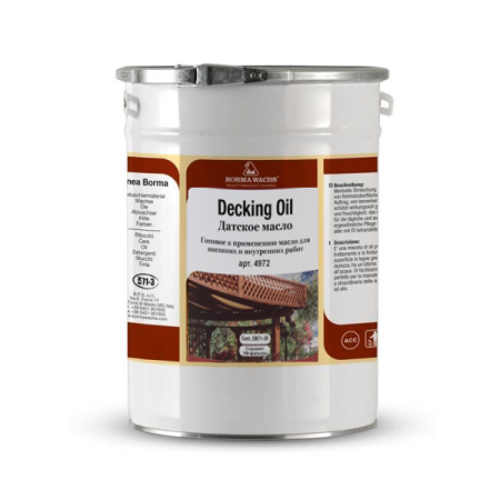 масло датское borma decking oil hd цвет прозрачный 5 л