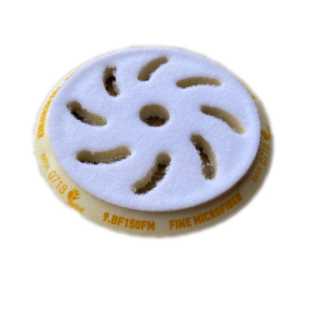 полировальный круг rupes 9.bf150fm из микрофибры d130-145 мм цвет желтый тонкий