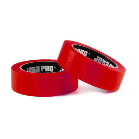 лента маскирующая водостойкая jetapro 58390 уф90с-60 мин, 19 мм х 40 м цвет красный
