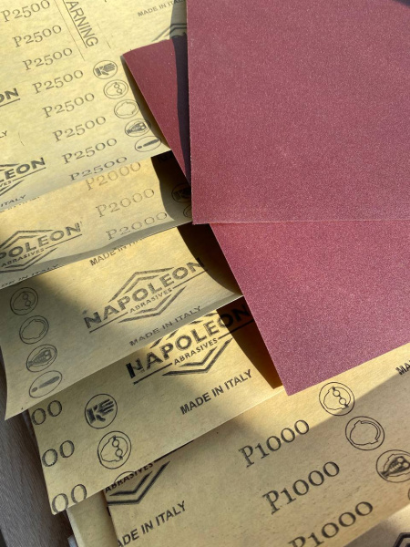 наждачная бумага в листах napoleon 230 x 280 мм p600