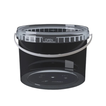 банка пластиковая прозрачная 3,25 л с крышкой