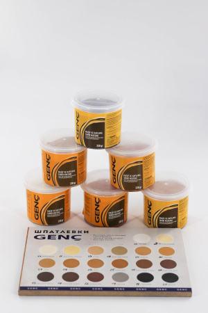 шпатлевка по дереву genc t43025 цвет орегон 230 гр комплект
